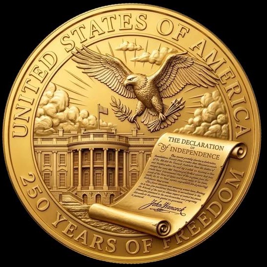 America 250th Anniversary 1776-2026 Back